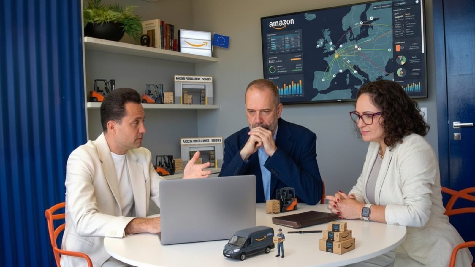 Brand team managing their own Amazon EU seller account with Dresch & Nunes advisory support