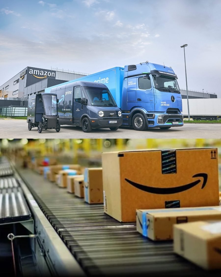 Map of Amazon Pan-European FBA distribution centers across the EU